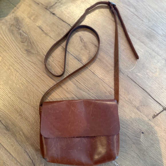 Leather Satchel - Bourbon - Picture 1 of 7